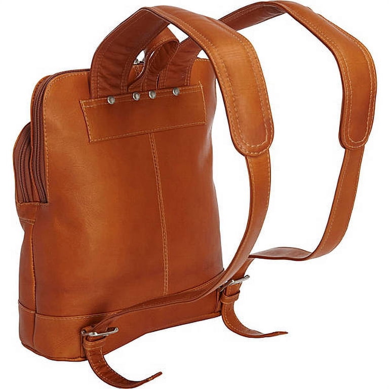 Le Donne Genuine Leather Collection Riverwalk Backpack Brown Travel Distressed Le Donne Genuine Leather Collection Riverwalk Backpack Brown  main image 4