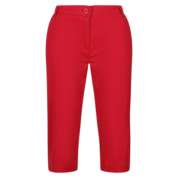 Regatta - Pantalones Capri Bayla para Mujer (Rojo Miami)