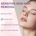 thumbnail image 2 of Facial Hair Removal Cream for Women  - Painless Depilatory Kit with  Cream & Spatula for   Hair Removal  Lip Chin Cheeks, At  Pubic Hair Remover, 2.37 Fl.Oz, 2 of 6