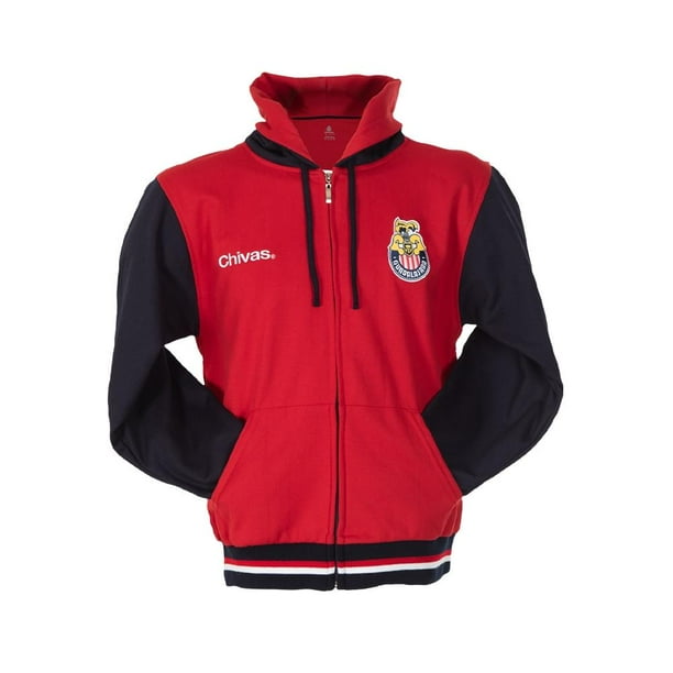 Chamarra Chivas Old School Sports Para Hombre Talla EEG Rojo/azul