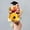 B-Free Size/B, variant on Sunflower Graduation Mini Bear Bouquet Graduation Party Decor Plush Bear Sunflower Doll Keepsake for Graduate Ceremony Shelf Desk Photo Prop Graduation Gift Souvenir Home Office Party Favor Decor