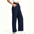 thumbnail image 6 of School Pants for Boys and Girls Zipper Style Chino Pants with Pockets Straight Pants Navy Uniform Pants Back To School Clothes for Tween Clothes 11-12 Years, 6 of 8