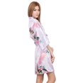 thumbnail image 4 of Robe&Mariage Robe Courte en Satin Robe Paon Femme Robe Paon (Violet), 4 of 4