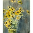 thumbnail image 3 of Overbeck, Hannah Borger 15x17 Black Modern Framed Museum Art Print Titled - Vase with Blackeyed Susans, 3 of 5