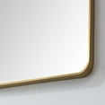 thumbnail image 5 of Vinnova 803232-MIR-BG 32 x 36 in. Mutriku Rectangle Metal Wall Mirror, Brushed Gold, 5 of 8