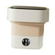 thumbnail image 5 of Lavadora pequeña Mini lavadora plegable eléctrica retráctil plegable Mini lavadora lavadora de ropa para dormitorio Rvs Camping viaje ropa interior Blanco mayimx minilavadora, 5 of 9
