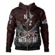 thumbnail image 3 of Sudadera con capucha con estampado gráfico en 3D maorí de helecho plateado de Nueva Zelanda, novedad en sudaderas con capucha y sudaderas, sudaderas con capucha y cremallera para hombres, abrigo tipo, 3 of 5