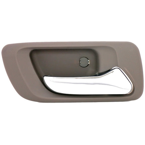 Dorman 82209 Front Passenger Side Interior Door Handle for Specific Honda Models, Chrome Lever; Gray Housing