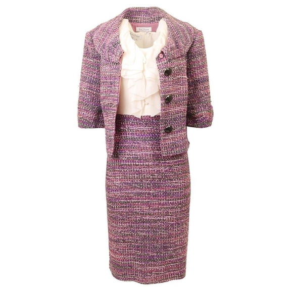 Kay Unger Two Piece Tweed Dress