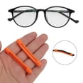 thumbnail image 2 of Ofertas Únicas 5 Pares de Puntas de Patillas para Gafas con Patrón de Apertura Lateral, Ganchos Antideslizantes para Orejas 2.20"x0.31" Naranja, 2 of 5