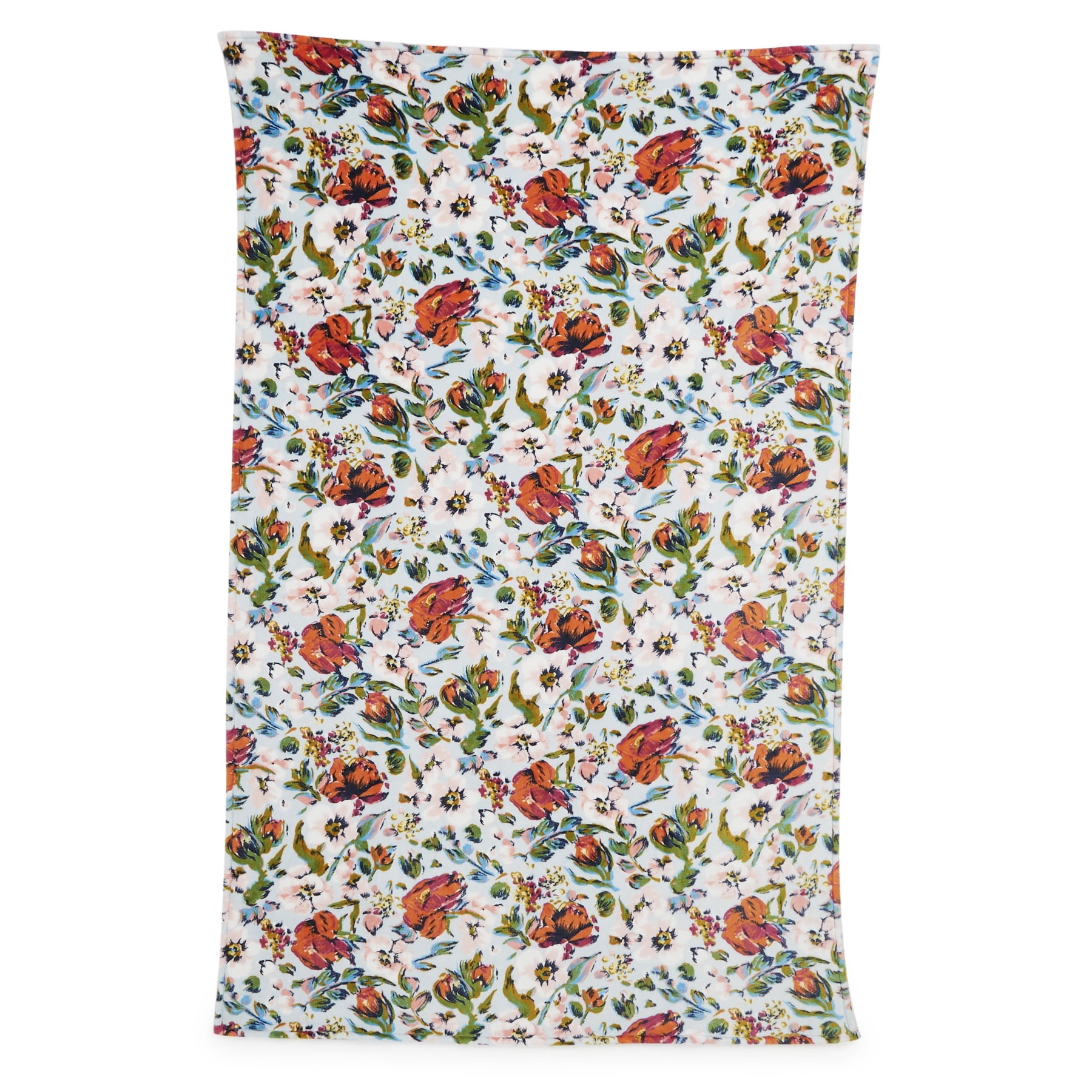 Vera Bradley Women's Fleece Plush Throw Blanket Sea Air Floral