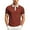Brick Red, variant on Afdoent Mens Casual Polo Shirts Male Summer Casual Style Suitable For Business Commuting Short Sleeve Shirts For Men