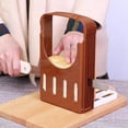 thumbnail image 3 of Travelwant Bread Slicer,Toast Loaf Cutter Slicing Cake Sandwich Baking Kitchen Tools Fold，Loaf Cutter Machine - Foldable Adjustable & Customizable to 5 Thickness for Bagel,Sandwich,Toast Slicer, 3 of 6