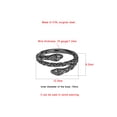 thumbnail image 2 of FANSING 10mm Snake Conch Earrings for Women Mens 16g Piercing Jewelry Black Surgical Steel Conch Hoop 16 Gauge Halloween Jewelry, 2 of 4