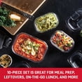 thumbnail image 7 of Rubbermaid Brilliance 10-Piece Set, Leak-Proof and Clear Food Storage Containers, 7 of 7