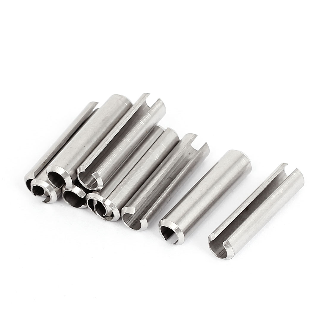 M8x35mm 304 Stainless Steel Split Spring Roll Dowel Pins Fasteners