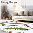 thumbnail image 2 of ODIKA 8'x10' Machine Washable Non-Slip Area Rug, Nature Study Crawling Critter Scholastic Learning High Traffic Rug with Pad, Green, 720221, 2 of 8