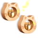 thumbnail image 1 of Wartleves Timbre de madera estilo gato para puerta de entrada, timbre de viento para puerta de entrada, timbre para comerciantes, 1 of 7