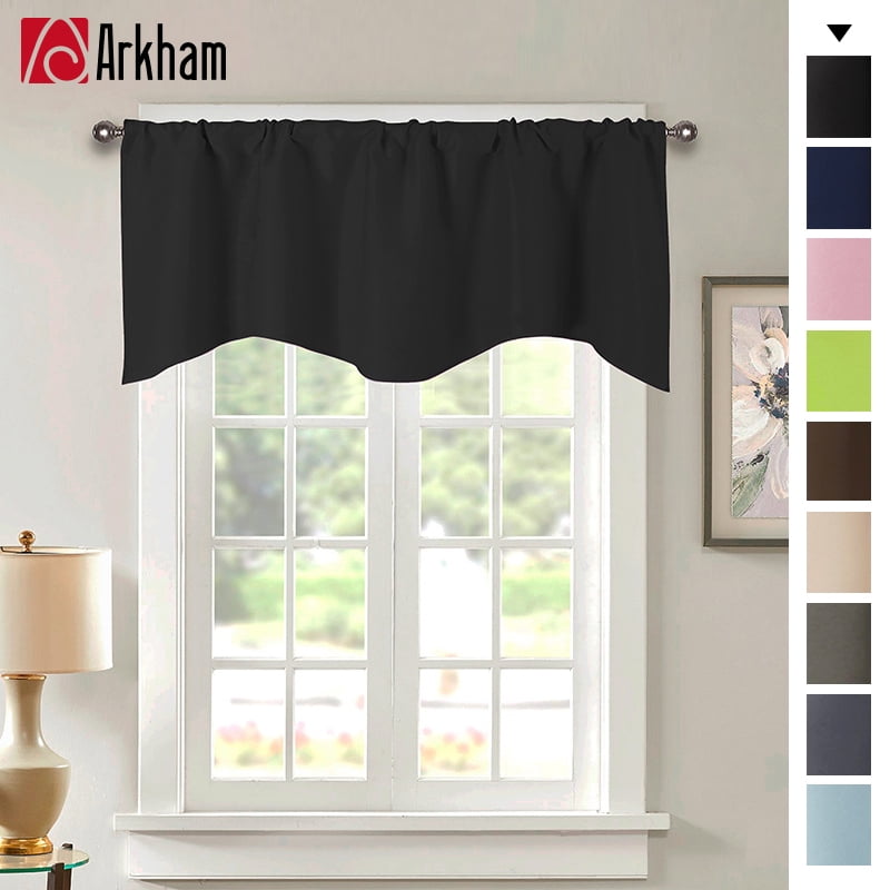 52 X 18 Solid Color Short Curtain, Short Curtains For Living Room