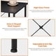 thumbnail image 5 of XXiaoqing Small Computer Desk with Storage Shelves Under Desk Reversible, 36Inch Home Office Writing Desk Table with Shelves for Small Place, Black, 5 of 9