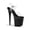 Clr/Blk Matte, variant on Women's Pleaser Flamingo 808ABLS Platform Ankle-Strap Sandal