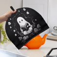 thumbnail image 3 of ZUXONGSY Cute Ghost Tea Cozy for Teapot Black Tea Cozies Covers Tea Cosy for Teapot Kitchen Accessory Kettle Kitchen Dust Cover Home Decorative, 3 of 7