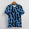 thumbnail image 3 of Animal Print Patterns Women's T-Shirt Short Sleeve T Shirts Tops Tee Ladies Loose T, 3 of 6