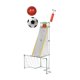 thumbnail image 3 of 2 en 1 infantil de baloncesto, de baloncesto fácil de armar con un juego deportivo de fútbol Juego de baloncesto Mutifuncional, 3 of 9