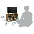 thumbnail image 4 of Mainstays Gamer TV Stand Console for TV's up to 32", Warm Walnut Finish, 4 of 17