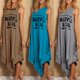 thumbnail image 4 of pr_ Vestido Sin Mangas Con Dobladillo Largo Con Estampado De Alma HIPPIE Para Mujer, 4 of 4