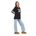 thumbnail image 4 of Forever 21 Women's Mesh Oversized Football Tee with Screened Detail, Sizes XS-XL, 4 of 6