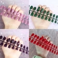 thumbnail image 4 of 24pcs Solid-Color False Nail Strips Long Ballet Nail Strips,W1B7 B6D5, 4 of 8