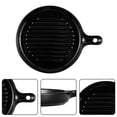 thumbnail image 2 of Ceramic Handle Plate Black For Kitchen Supply Home 1Pcs 9.3X7.3In, 2 of 8