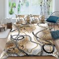 thumbnail image 1 of 2/3pcs Home Bedclothes 3D Luxury Pattern Printed Comforter Cover Set Bedspreads for Adult,King (90"x104"), 1 of 5