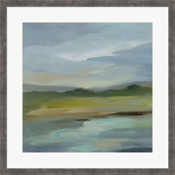 Great Art Now Clouds and Shadows by Silvia Vassileva, Framed Wall Art, 26.5W x 26.5H