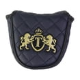 thumbnail image 2 of Funda protectora elegante para cabeza de palo de golf, de cuero sintético, para la mayoría de palos de golf azul oscuro, 2 of 8