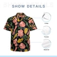 thumbnail image 7 of High Quality Hawaiian Shirts for Men Short Sleeve Aloha Beach Shirt Floral Summer Casual Button Down Shirts Blouses EBDMCT, 7 of 7