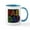 White/Blue Inside, variant on CafePress - Fab Dad Mug - 11 oz Ceramic Mug - Novelty Coffee Tea Cup