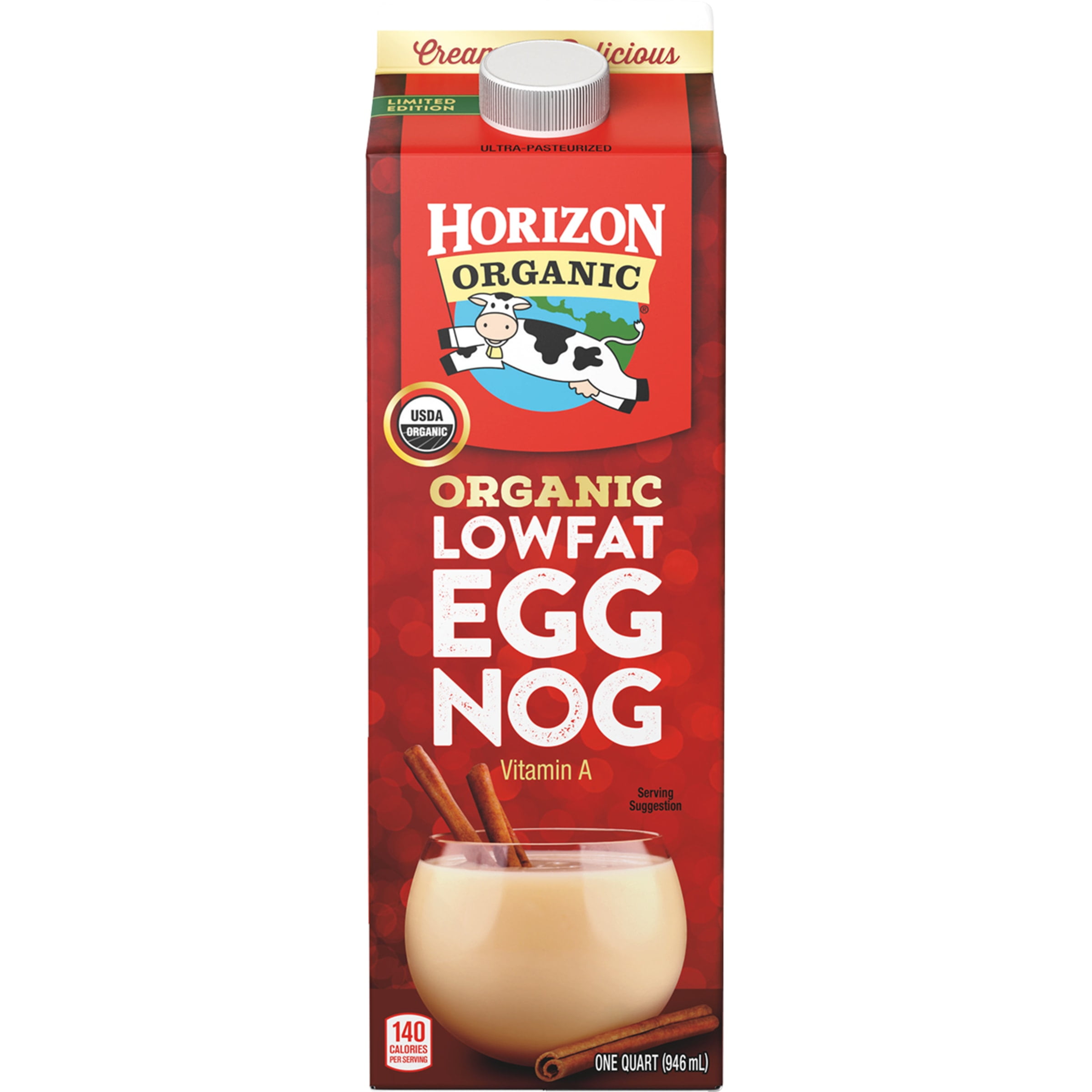 Horizon Organic Lowfat Eggnog, 1 Quart