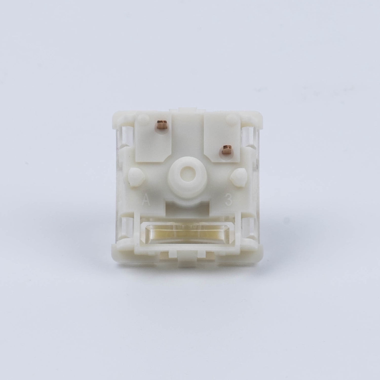 GATERON Jupiter Banana Keyboard Switches, Tactile 59gf RGB LED 5 Pin Factory Pre-lubed Key Switches for MX Mechanical Keyboard(Banana,110PCS)