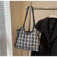 thumbnail image 3 of Bolso tipo cubo con estampado de leopardo y lazo para mujer, elegante, moderno, para ir al trabajo, versátil, informal, para el hombro, 3 of 5