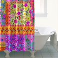 thumbnail image 4 of Pioneer Flower Floral Print Pattern Shower Curtain 72"x72" ,Bathroom Decorative Shower Curtains Set with 12 Hooks,Modern Waterproof Washable Shower Curtain, 4 of 6