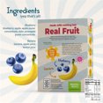 thumbnail image 3 of Peaceful Fruits 100% Fruit Tapes - Blueberry & Banana - 4 boxes of 3 mega-size tapes, 3 of 5