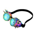 thumbnail image 2 of Steampunkn Glasses Goggle with Rainbow Crystal Glass Lens, 2 of 6