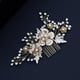 thumbnail image 2 of Pinzas para el cabello para mujeres, pinzas para peinar, pinzas para el cabello para niñas, accesorios para el cabello de aleación de cristal para bodas, peines, pasadores de perla, espirales, plancha, 2 of 4