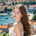 thumbnail image 3 of Fnochy Blue Light Glasses, Color Block Glasses, Anti-Blue Light Eyewear, Fluorescent Contrast Frames, Unisex Design - Reduce Eye Strain, Stylish & Comfortable for Daily Use, 3 of 6