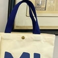 thumbnail image 6 of Canvas Bag Women's Small Cloth Bag Work Bag Korean Version Tote Bag Commuting Cloth Bag Bag Bento Bag, 6 of 6