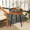thumbnail image 4 of Costway 16" Round End Table Mid-century Modern Coffee Table with Sea Shell Decoration, 4 of 10
