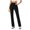 Black, variant on Womens High Waist Yoga Pants,Stretchy Casual Trousers Straight Leg Pull On with Pockets,Army Green Women's S-XXL