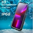 Waterproof Case for Apple iPhone 13 Pro, BEASTEK Clear Back TRE Series, Shockproof Underwater